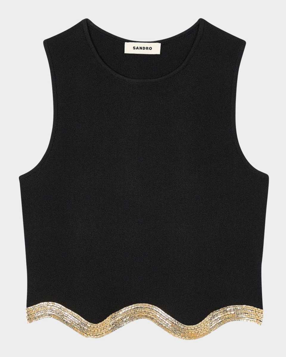 Tanger Wavy Trim Tank Top